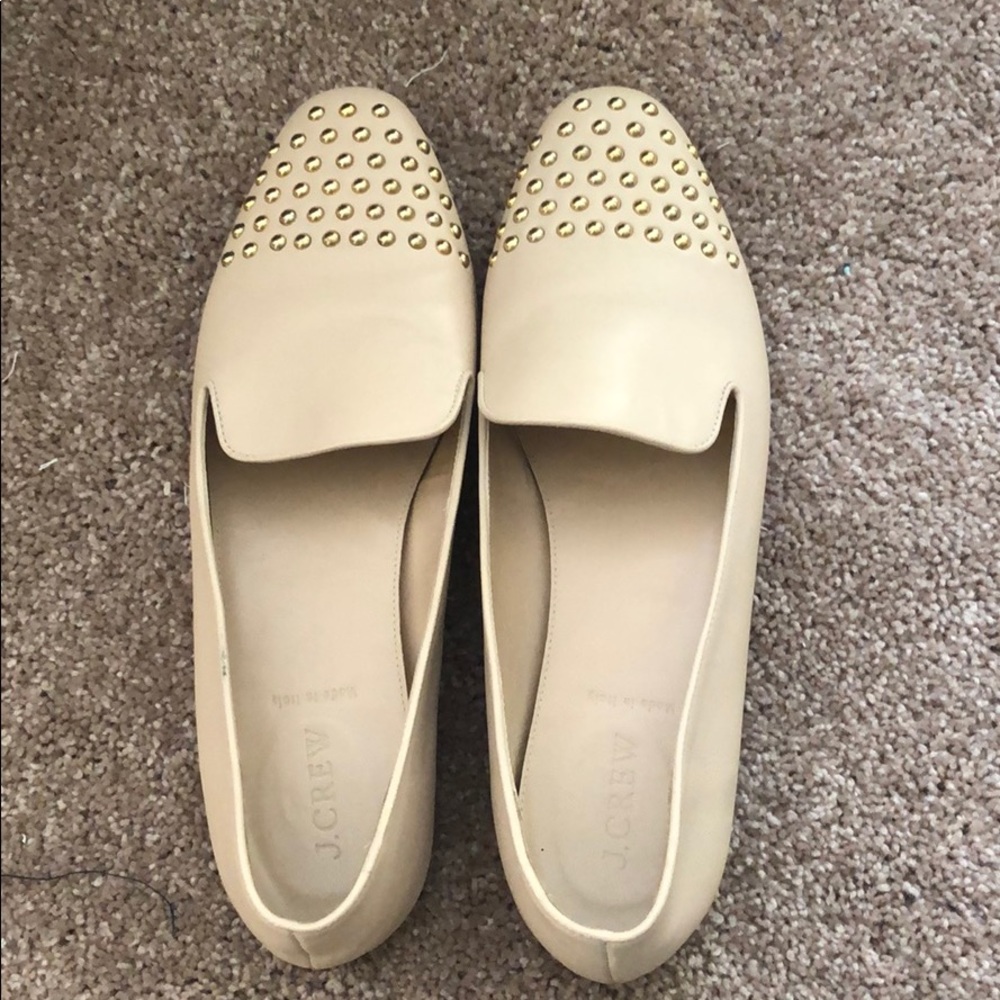 JCrew Leather Slip on Flats